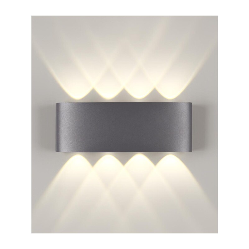 358461 STREET NT20 736 темно-серый  Ландшафтный настенный светильник IP54 LED 4000K 8W 85-265V CALLE