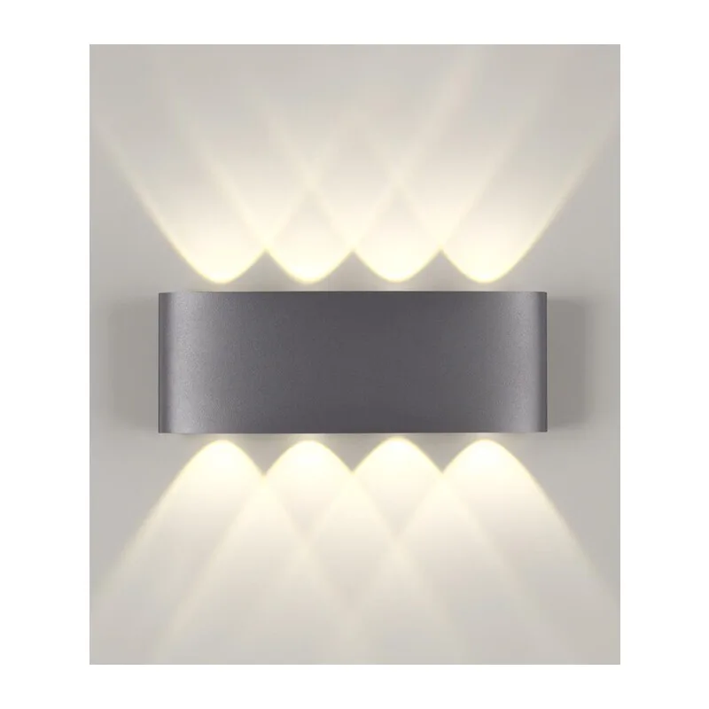 358461 STREET NT20 736 темно-серый  Ландшафтный настенный светильник IP54 LED 4000K 8W 85-265V CALLE