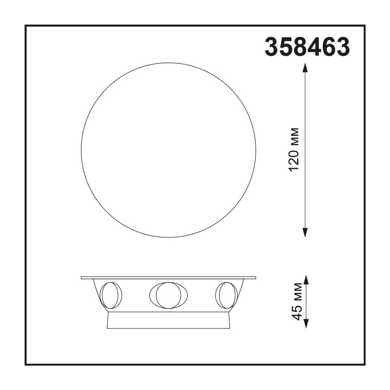 358463 STREET NT20 738 темно-серый  Ландшафтный настенный светильник IP54 LED 4000K 6W 85-265V CALLE 3