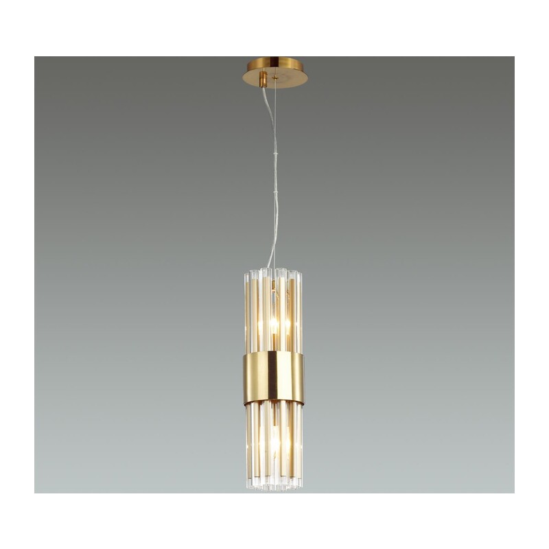 4786/2 HALL ODL21 420 золото/металл/стекло Подвес E14 2*40W VIKETA 3