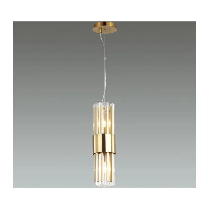 4786/2 HALL ODL21 420 золото/металл/стекло Подвес E14 2*40W VIKETA