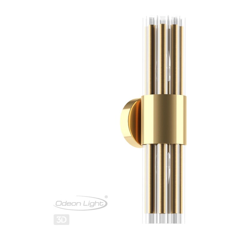 4786/2W HALL ODL21 420 золото/металл/стекло Бра E14 2*40W VIKETA