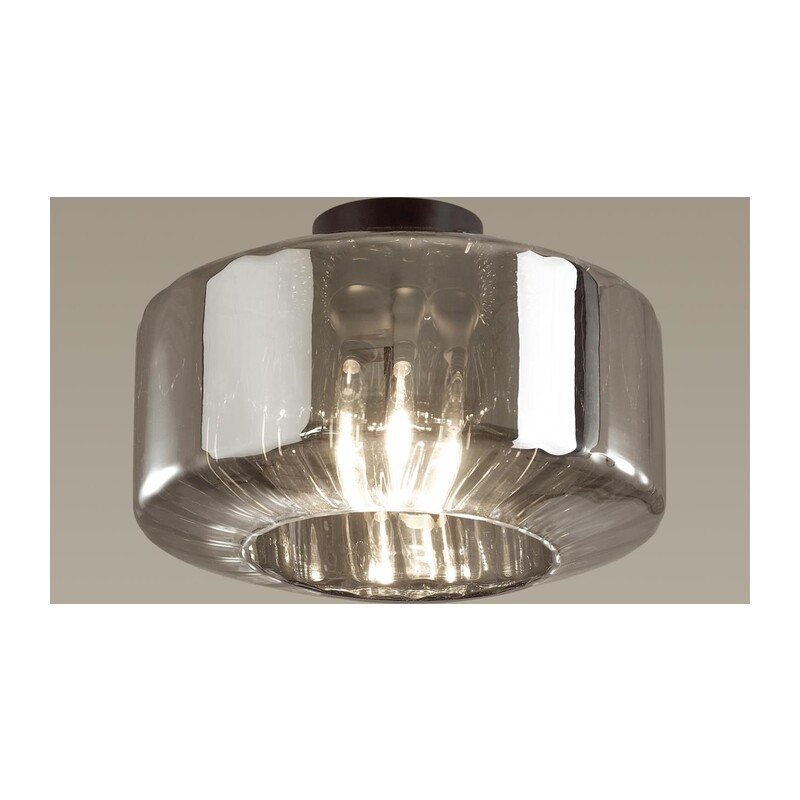 4746/1C PENDANT ODL21 409 дымчатый/черный Светильник потолочный E27 1*60W BINGA 3