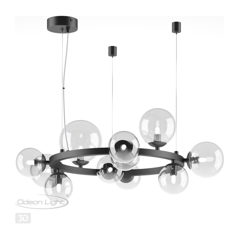 4818/11 MODERN ODL21 535 черный/прозрачный Люстра G9 11*40W TOVI 2