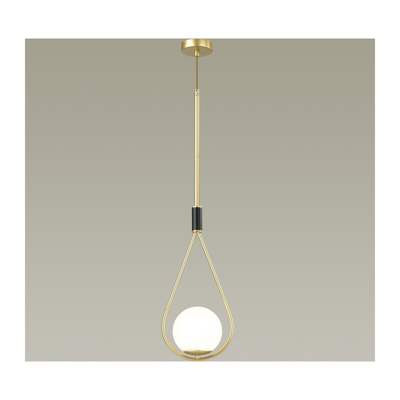 4810/1 PENDANT ODL21 415 золтой/черный/белый Подвес E14 1*40W FLARI 4
