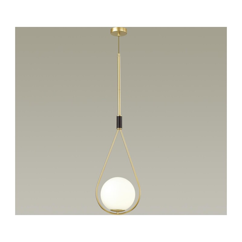 4810/1A PENDANT ODL21 415 золтой/черный/белый Подвес E14 1*40W FLARI 4