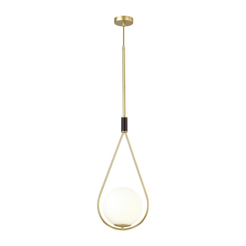 4810/1A PENDANT ODL21 415 золтой/черный/белый Подвес E14 1*40W FLARI