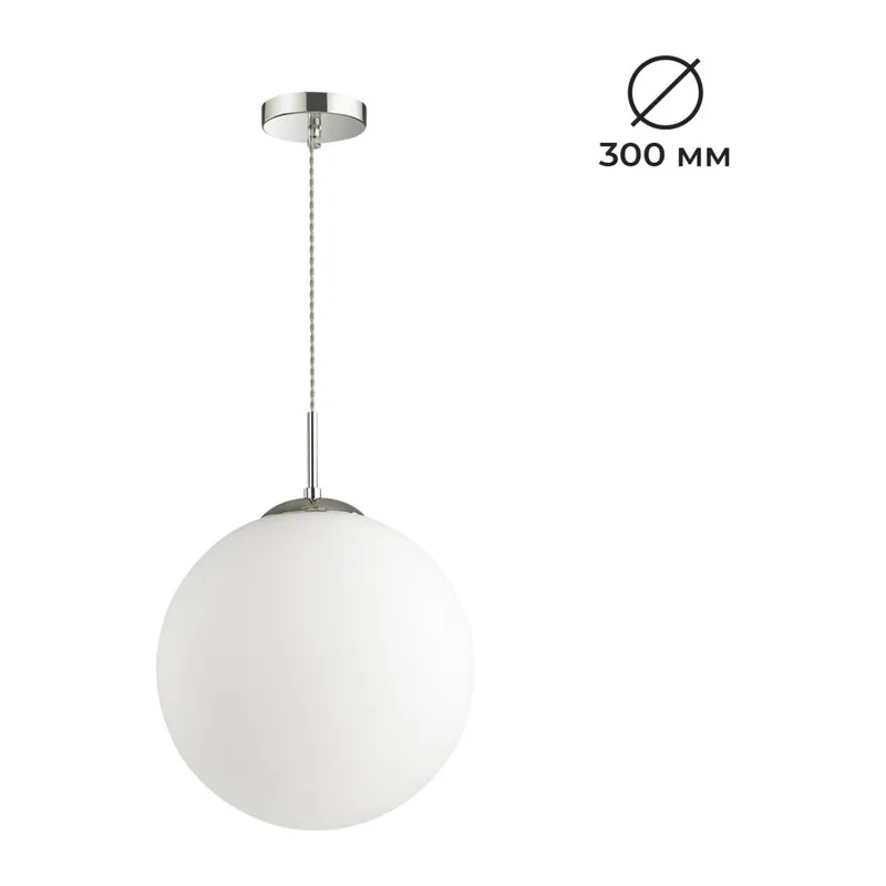 4543/1A SUSPENTIONI LN26 409 хром, белый Подвес E27 60W L провода 1500мм 220V SUMMER