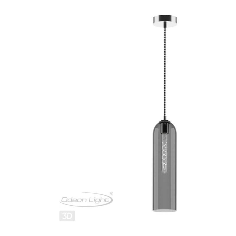 4805/1 PENDANT ODL21 407 никель/дымчатый Подвес E27 1*60W VOSTI 2