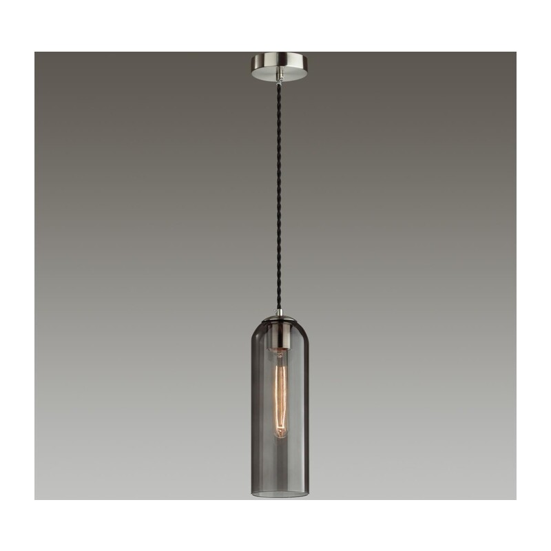 4805/1 PENDANT ODL21 407 никель/дымчатый Подвес E27 1*60W VOSTI 4