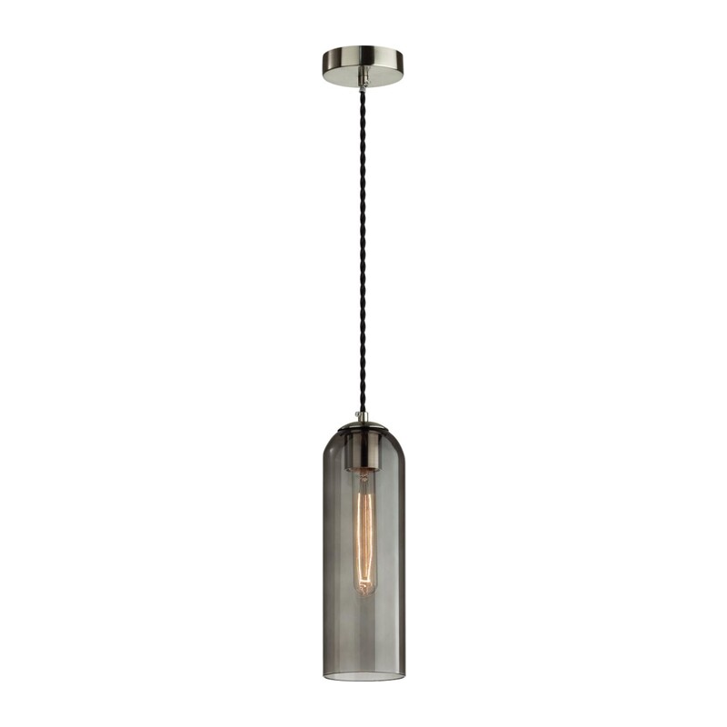 4805/1 PENDANT ODL21 407 никель/дымчатый Подвес E27 1*60W VOSTI
