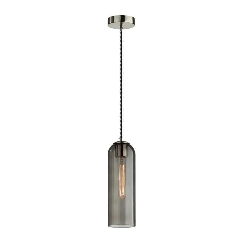 4805/1 PENDANT ODL21 407 никель/дымчатый Подвес E27 1*60W VOSTI