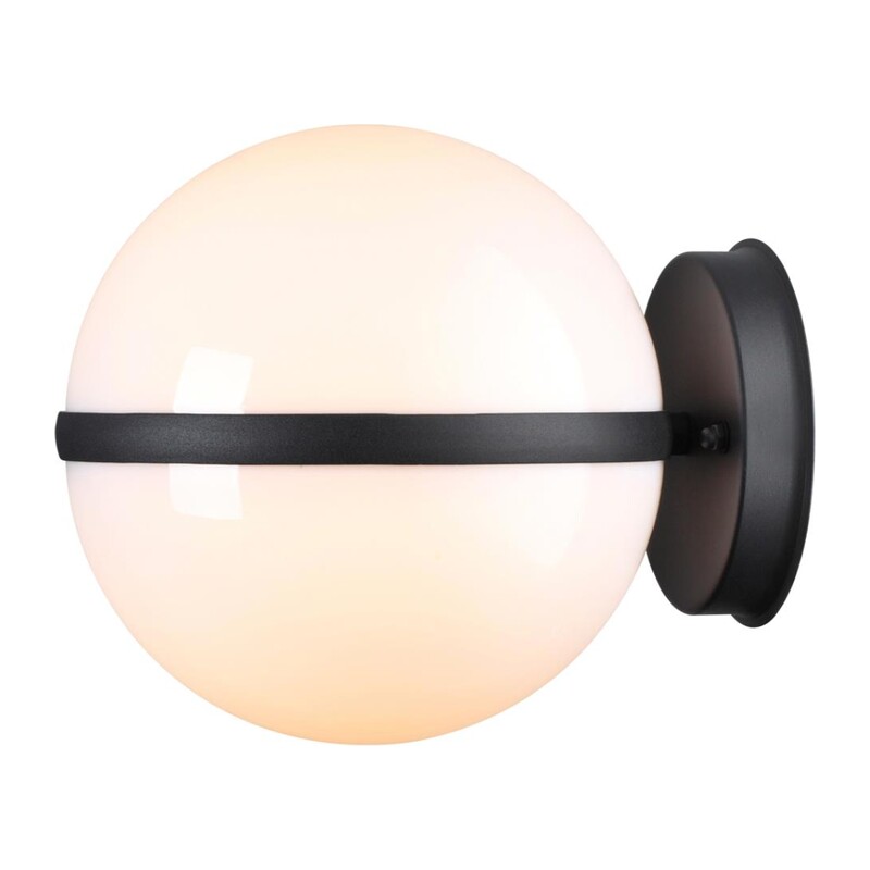 4832/1W NATURE ODL21 709 черный/акрил Ландшафтный настенный светильник E27 1*10W IP44 LOMEO LOMEO