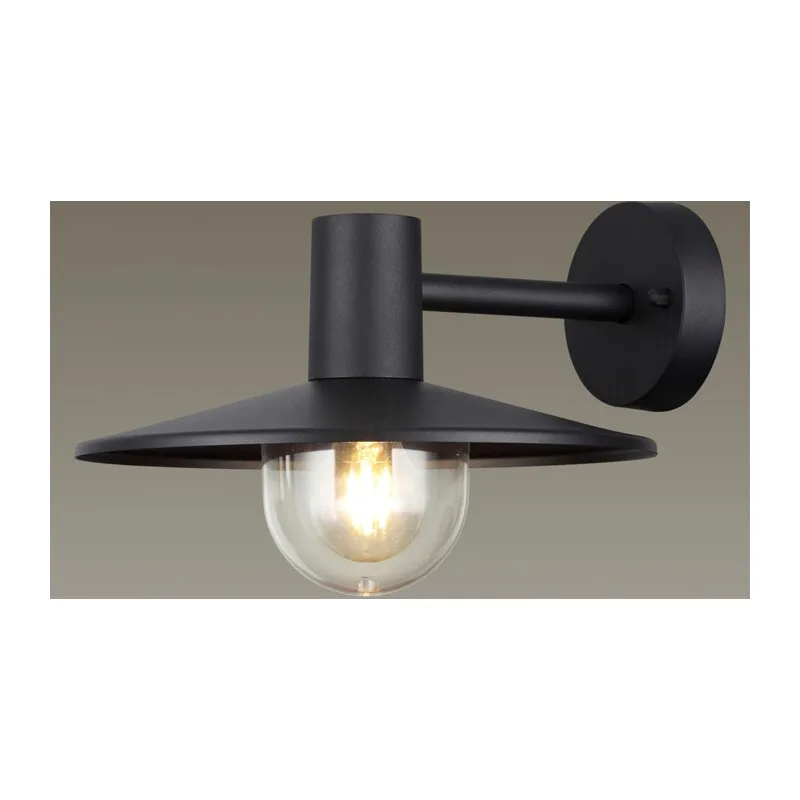 4833/1W NATURE ODL21 711 черный/стекло Ландшафтный настенный светильник E27 1*40W IP44 FURCADIA 2