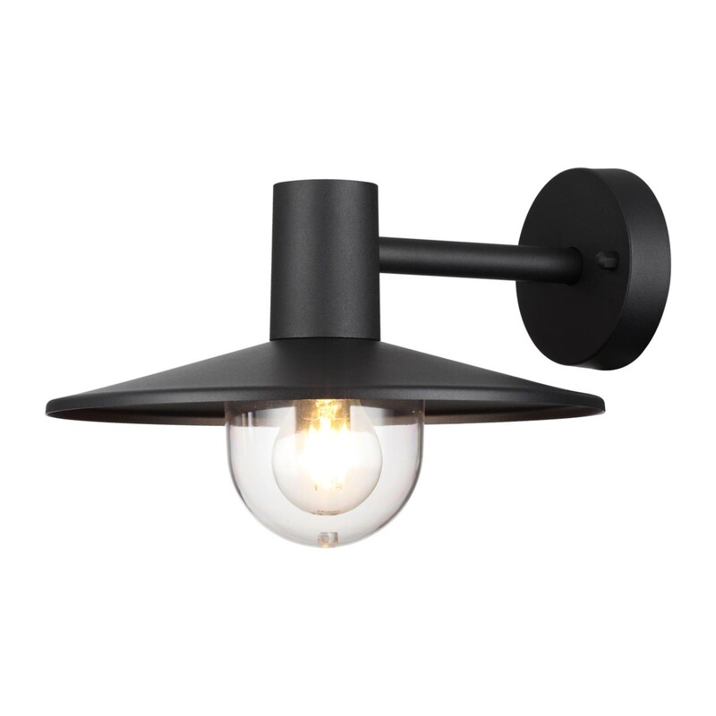 4833/1W NATURE ODL21 711 черный/стекло Ландшафтный настенный светильник E27 1*40W IP44 FURCADIA