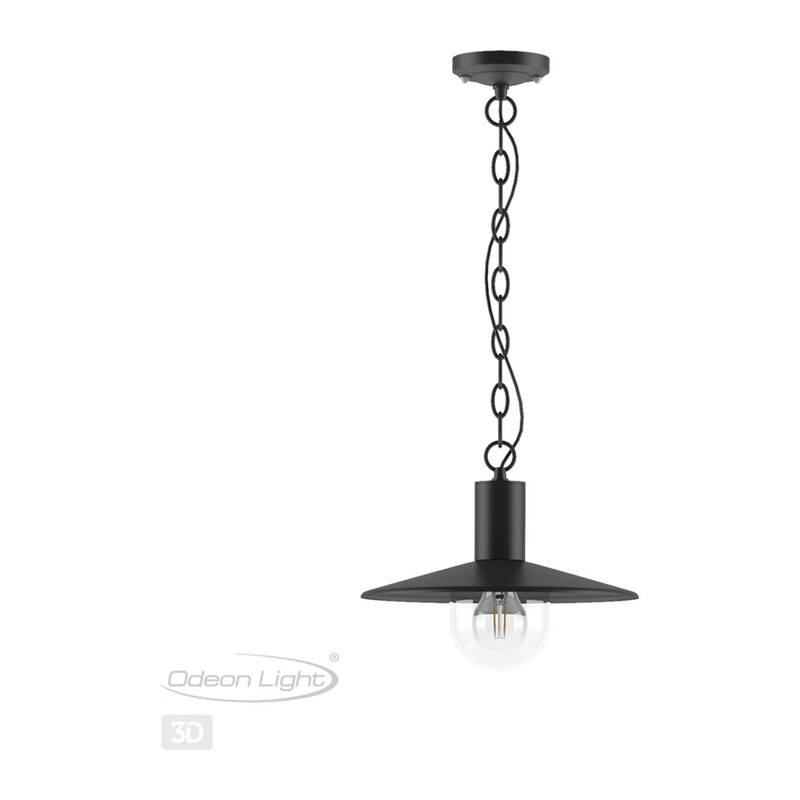 4833/1 NATURE ODL21 711 черный/стекло Ландшафтный светильник-подвес E27 1*40W IP44 FURCADIA 2