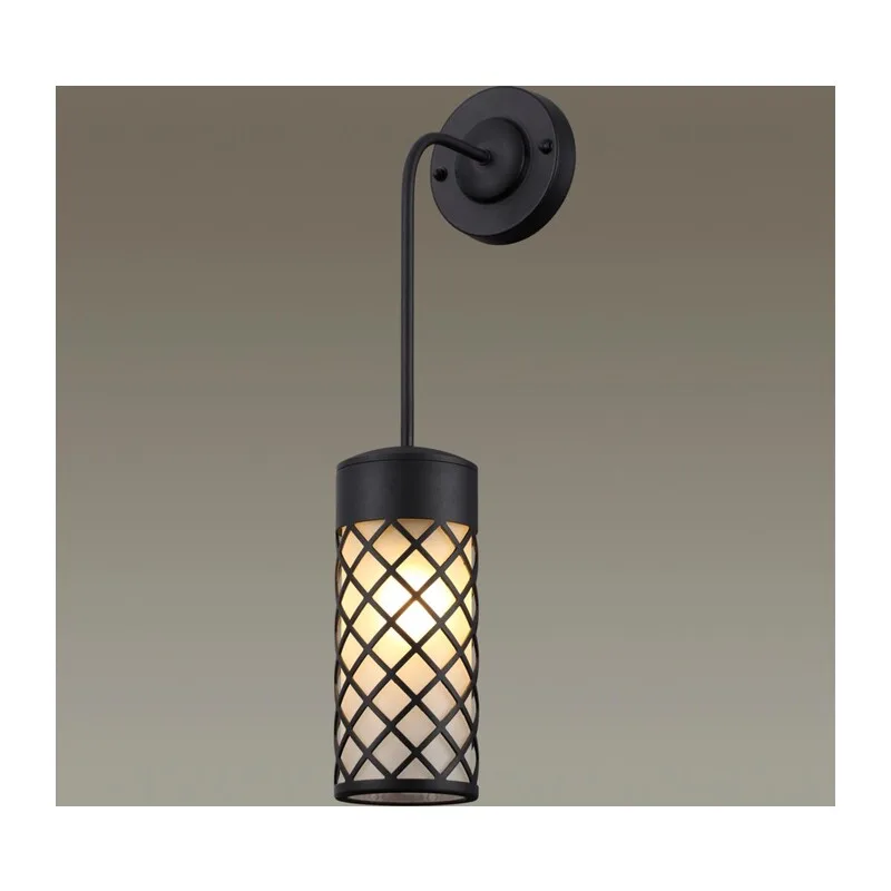 4834/1W NATURE ODL21 706 черный/стекло Ландшафтный настенный светильник E27 1*60W IP44 DUNES 2