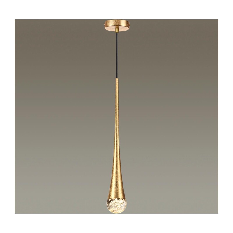 4278/1 L-VISION ODL21 241 прозрачн/золот фольг-ние Подвесной светильник IP20 GU10 LED max 6W GOTA 3