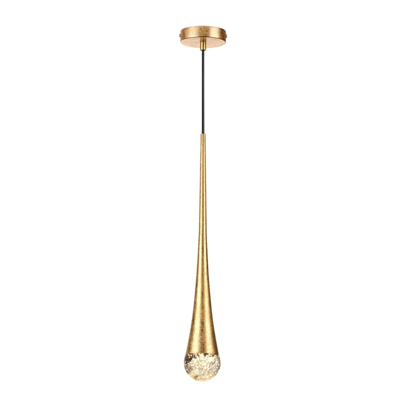 4278/1 L-VISION ODL21 241 прозрачн/золот фольг-ние Подвесной светильник IP20 GU10 LED max 6W GOTA