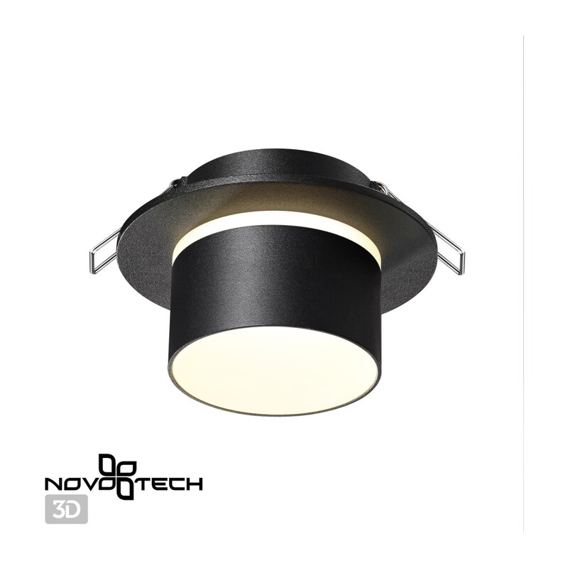 370715 SPOT NT21 580 черный Светильник встраиваемый IP20 GU10 9W 235V LIRIO