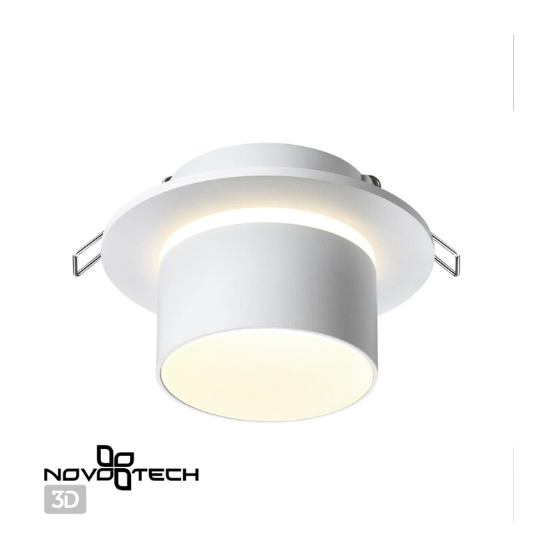 370716 SPOT NT21 580 белый Светильник встраиваемый IP20 GU10 9W 235V LIRIO