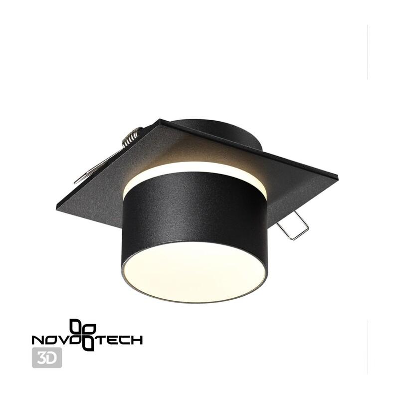 370717 SPOT NT21 580 черный Светильник встраиваемый IP20 GU10 9W 235V LIRIO