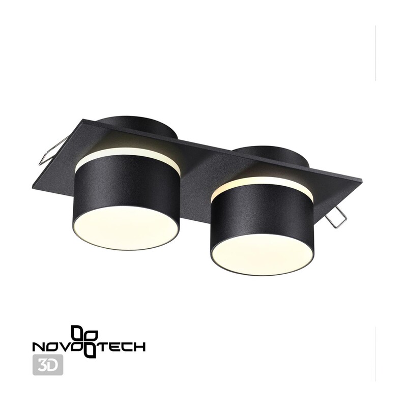 370719 SPOT NT21 580 черный Светильник встраиваемый IP20 GU10 9W 235V LIRIO