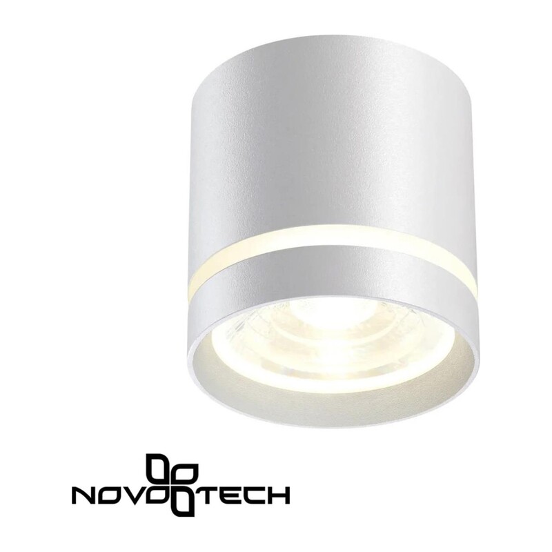 358492 OVER NT20 448 белый Светильник накладной IP20 LED 4000K 12W 220V ARUM
