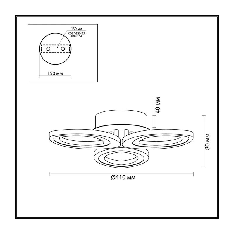 4577/60CL LEDIO LN21 019 коричневый Люстра потолочная диммир. с ДУ + LampSmart LED 60W 3000-6000К 2740Лм 220V LULU 3