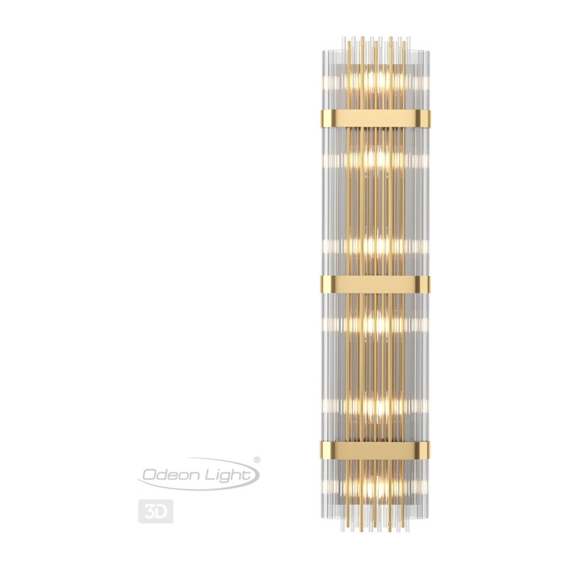 4853/6W HALL ODL_EX21 155 золото/стекло Настенный светильник E14 6*40W высота 1170см EMPIRE 2