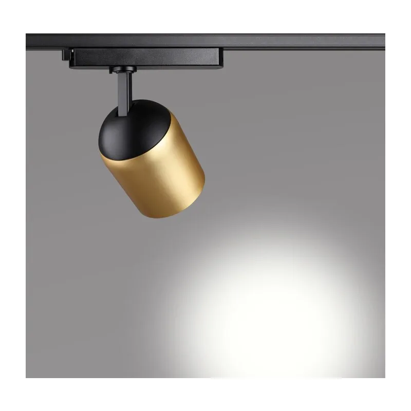 358516 PORT NT21 285 золото Светильник трековый однофазный трехжильный IP20 LED 4000K 25W 220V KAMP