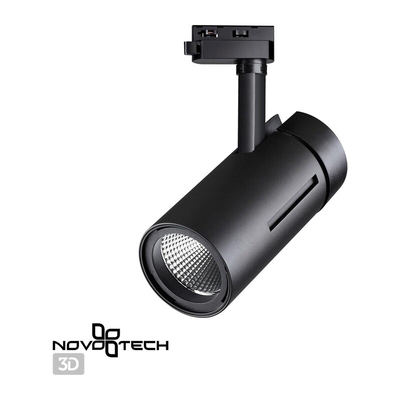358593 PORT NT21 269 черный Светильник трековый однофазный трехжильный IP20 LED 4000K 30W 175-245V DEP 2