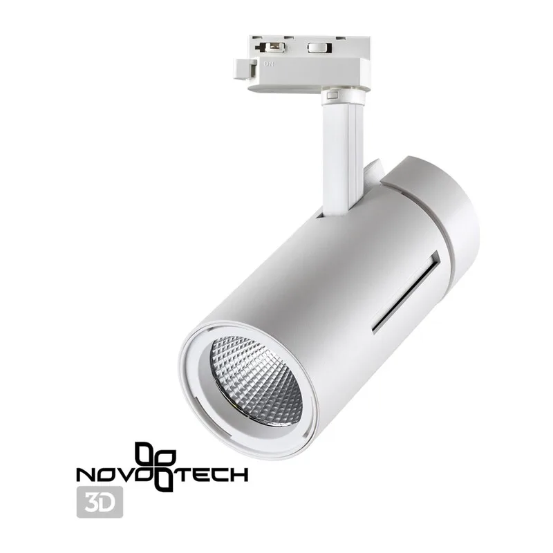 358594 PORT NT21 269 белый Светильник трековый однофазный трехжильный IP20 LED 4000K 30W 175-245V DEP 3