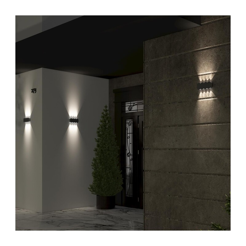 358561 STREET NT21 734 темно-серый Ландшафтный настенный светильник IP54 LED 4000K 8W 85-265V CALLE 5