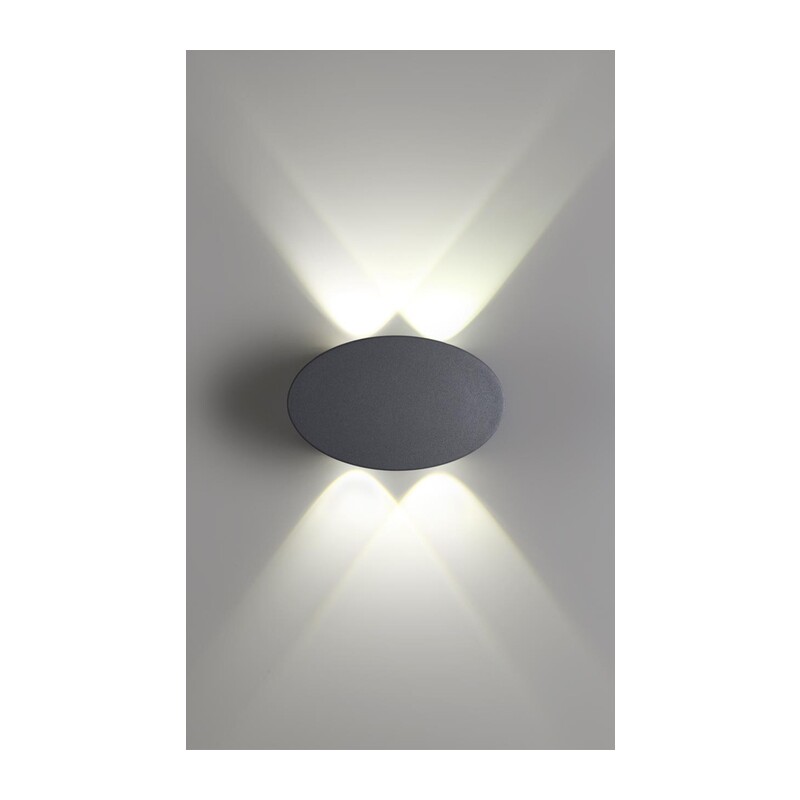358562 STREET NT21 734 темно-серый Ландшафтный настенный светильник IP54 LED 4000K 4W 85-265V CALLE