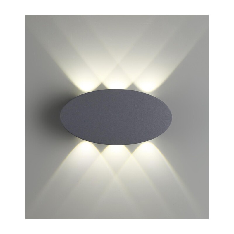 358563 STREET NT21 734 темно-серый Ландшафтный настенный светильник IP54 LED 4000K 6W 85-265V CALLE