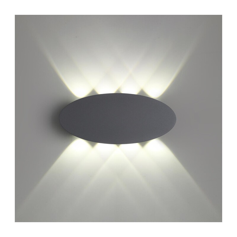 358564 STREET NT21 378 темно-серый Ландшафтный настенный светильник IP54 LED 4000K 8W 85-265V CALLE