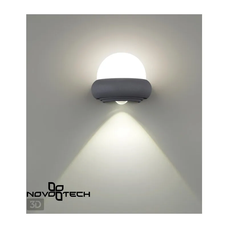 358566 STREET NT21 379 темно-серый Ландшафтный настенный светильник IP54 LED 4000K 7W 85-265V CALLE 3