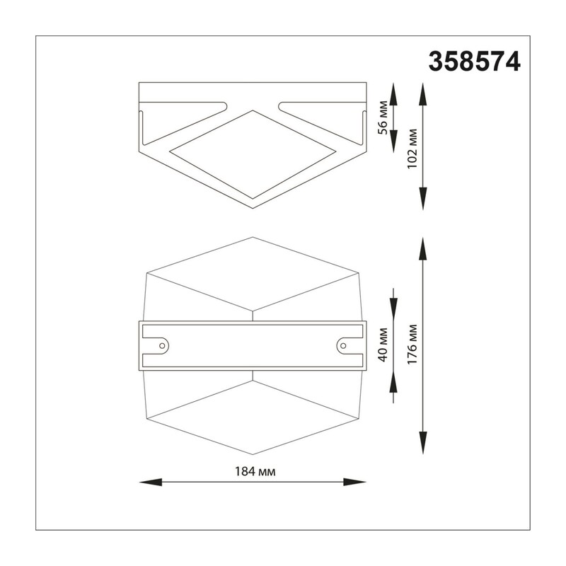 358574 STREET NT21 728 темно-серый Ландшафтный настенный светильник IP54 LED 4000K 12W 85-265V KAIMAS 2
