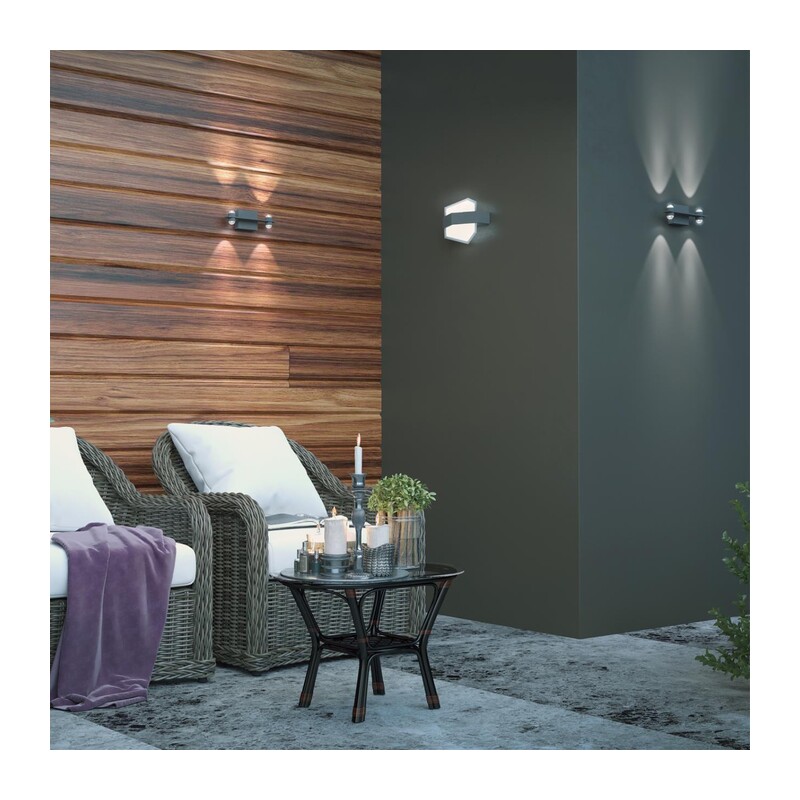 358574 STREET NT21 728 темно-серый Ландшафтный настенный светильник IP54 LED 4000K 12W 85-265V KAIMAS 4