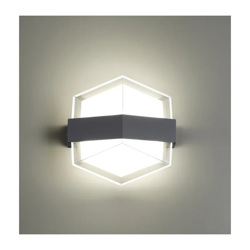 358575 STREET NT21 728 темно-серый Ландшафтный настенный светильник IP54 LED 4000K 12W 85-265V KAIMAS