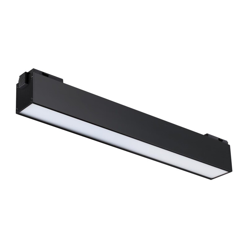 358517 SHINO NT21 082 черный Трековый светильник для низковольного шинопровода IP20 LED 4000K 12W 48V KIT 4