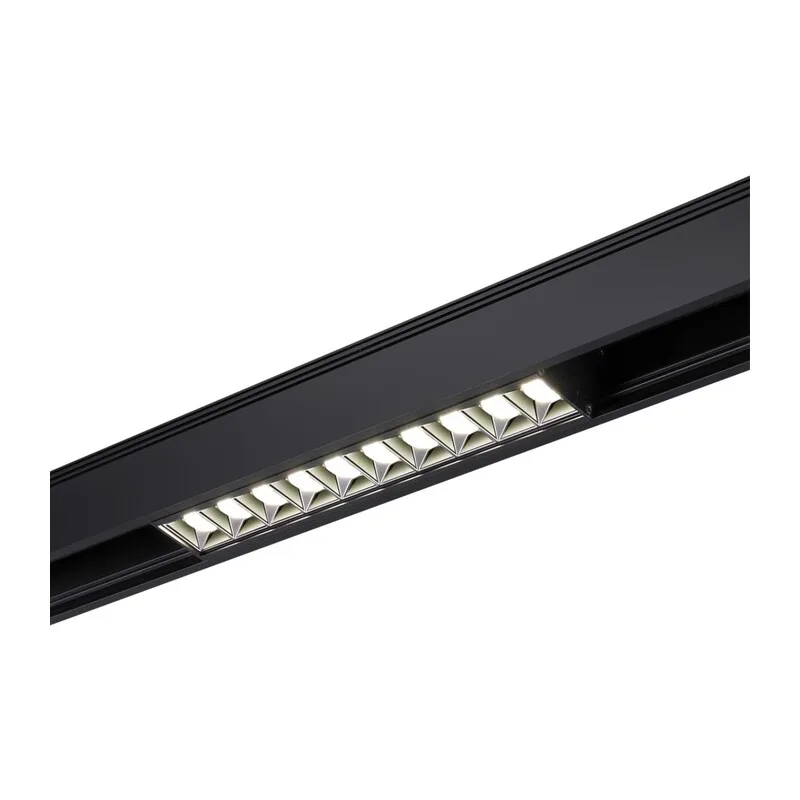 358524 SHINO NT21 082 черный Трековый светильник для низковольного шинопровода IP20 LED 4000K 20W 48V KIT 2