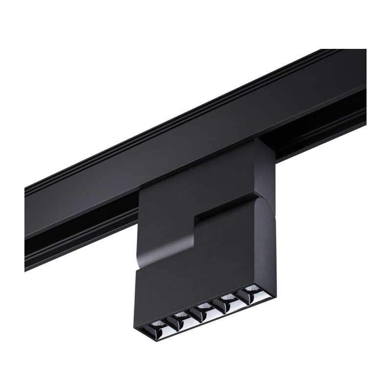 358535 SHINO NT21 083 черный Трековый светильник для низковольного шинопровода IP20 LED 4000K 12W 48V KIT 2