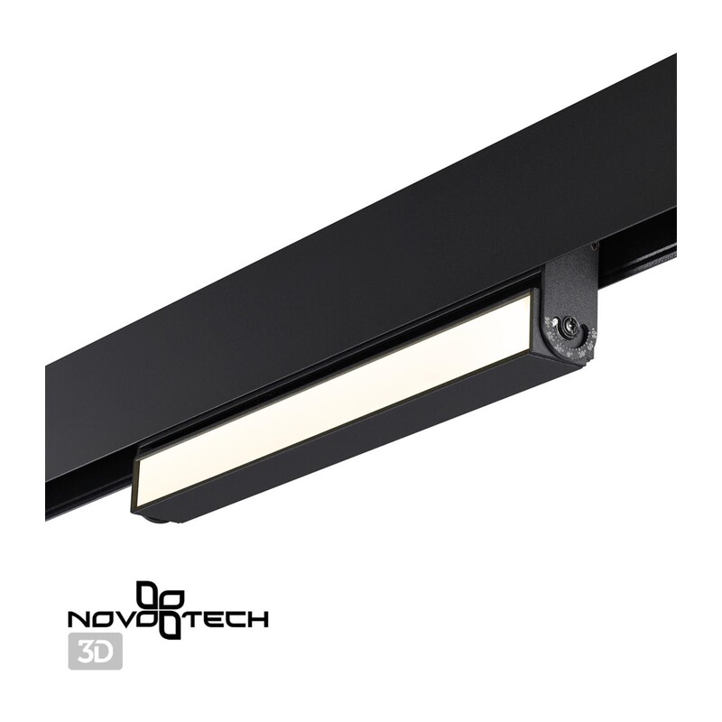 358539 SHINO NT21 158 черный Трековый светильник для низковольного шинопровода IP20 LED 4000K 12W 48V FLUM 2