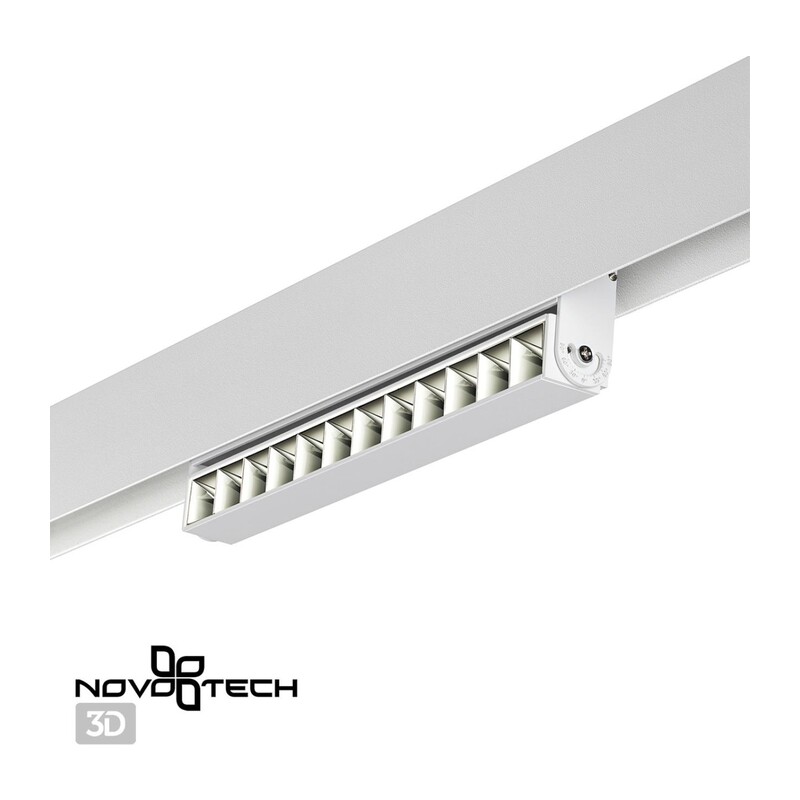 358542 SHINO NT21 072 белый Трековый светильник для низковольного шинопровода IP20 LED 4000K 12W 48V FLUM 2