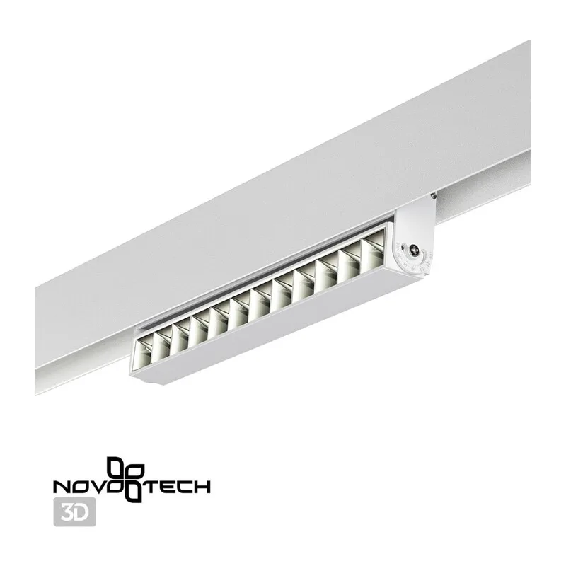 358542 SHINO NT21 072 белый Трековый светильник для низковольного шинопровода IP20 LED 4000K 12W 48V FLUM 5