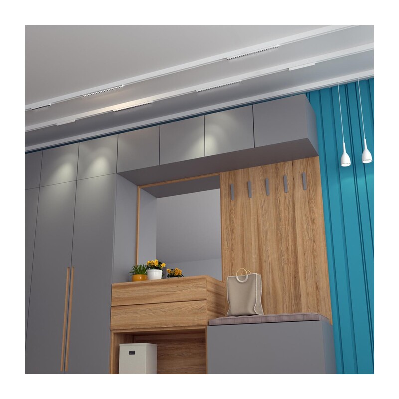 358542 SHINO NT21 072 белый Трековый светильник для низковольного шинопровода IP20 LED 4000K 12W 48V FLUM 5