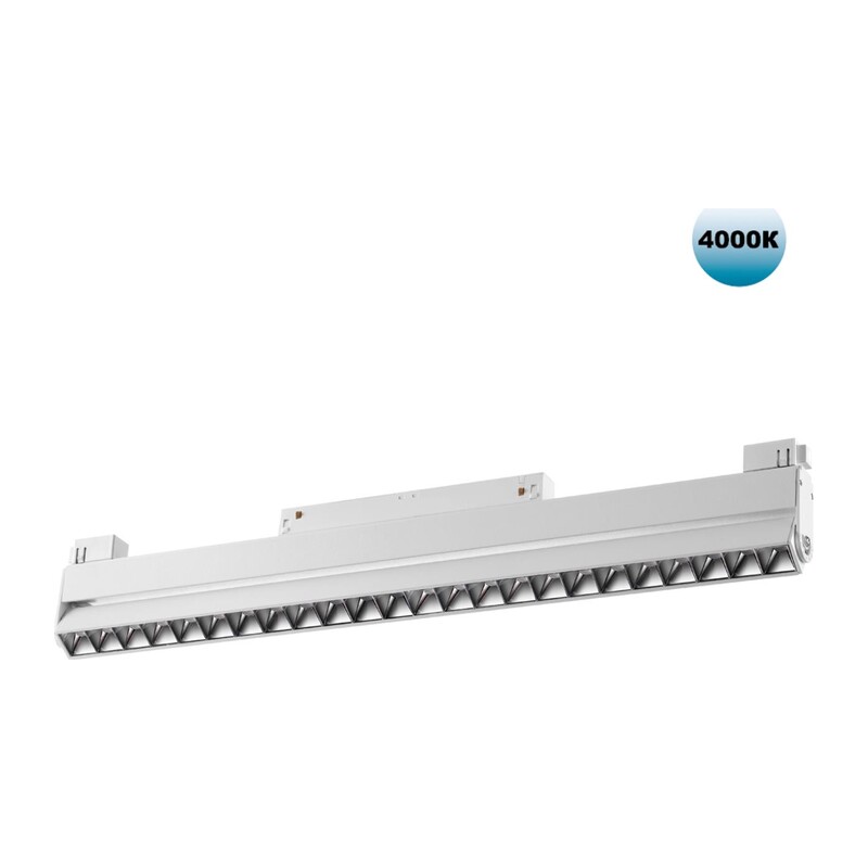 358544 SHINO NT21 072 белый Трековый светильник для низковольного шинопровода IP20 LED 4000K 24W 48V FLUM 3