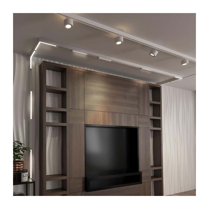 358607 SHINO NT21 167 белый Трековый светильник для низковольного шинопровода IP20 LED 4000K 24W 48V FLUM 5